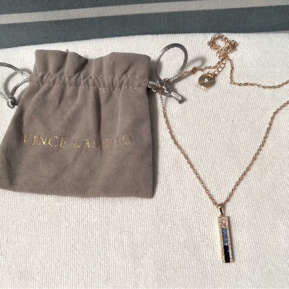 💎BRAND NEW💎 VINCE CAMUTO Tricolor Stone Pendant Necklace - Picture 10 of 11